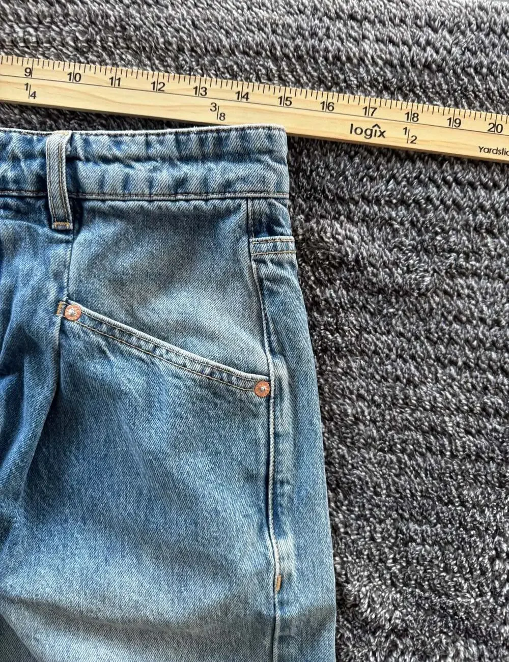 Free People "The Twenty Eight" Vintage-Inspired Wide Leg Baggy Jeans - Picture 3 of 8